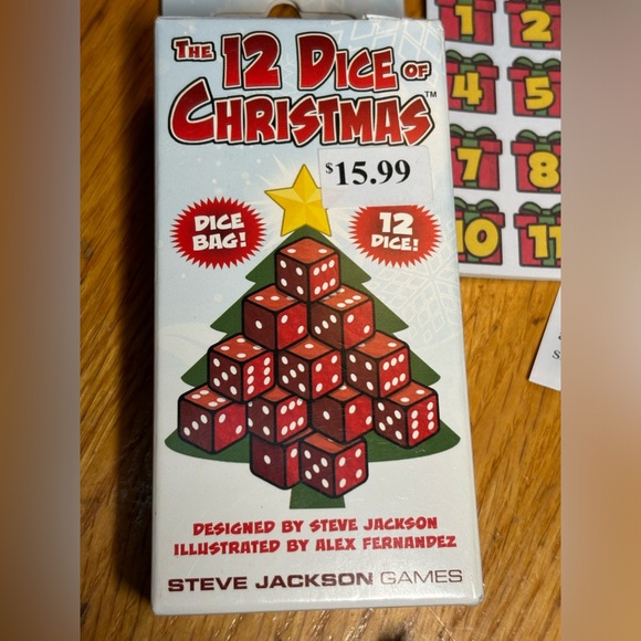 Steve Jackson Games The 12 Dice of Christmas, Dice Game - Picture 2 of 6
